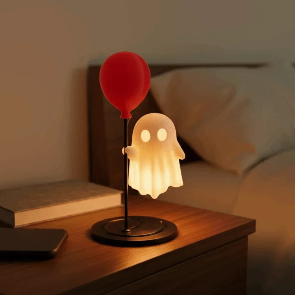 Cute Ghost Night Light .. "Meet your new little glowing friend"