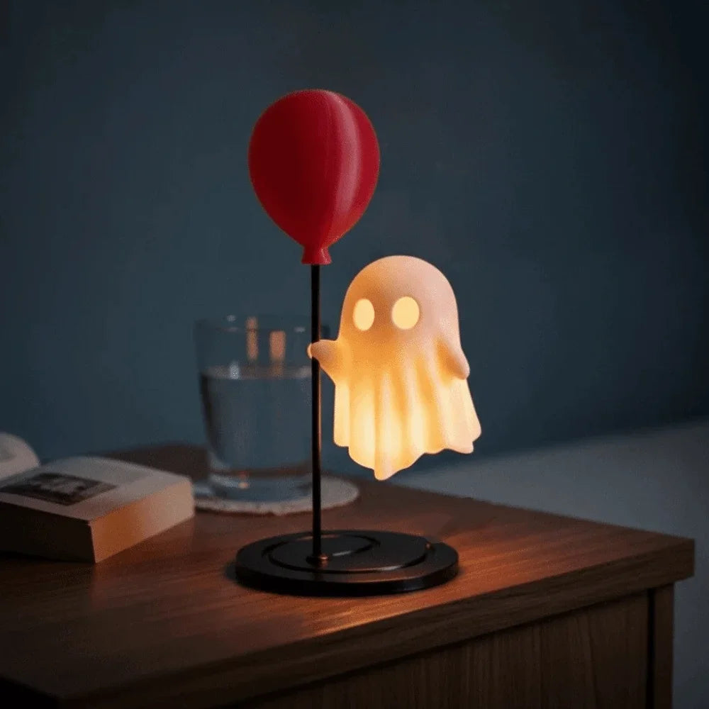 Cute Ghost Night Light .. "Meet your new little glowing friend"