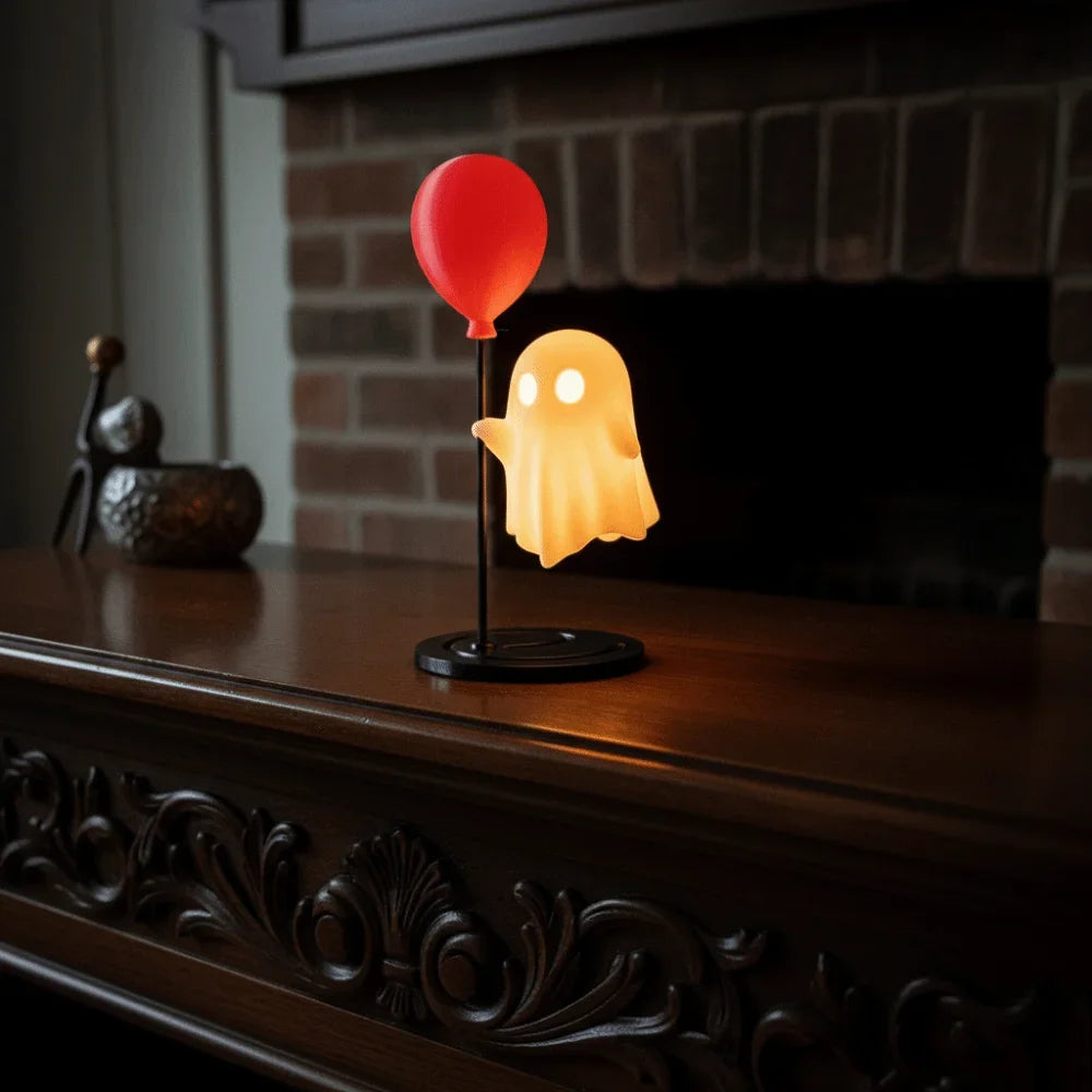 Cute Ghost Night Light .. "Meet your new little glowing friend"