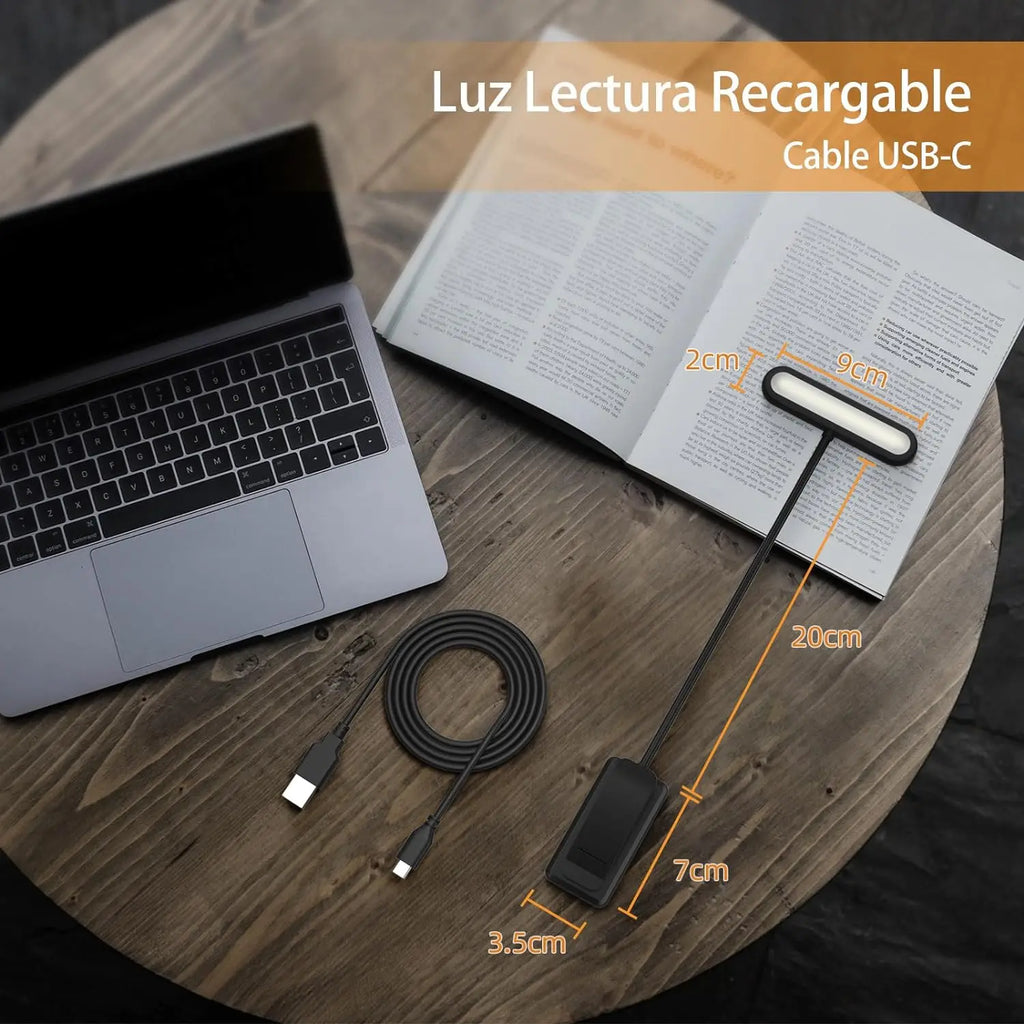 Rechargeable Clip-On Reading Light "Make Every Night Read More Relaxing"