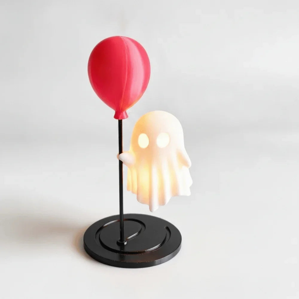 Cute Ghost Night Light .. "Meet your new little glowing friend"