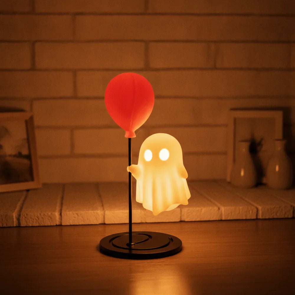 Cute Ghost Night Light .. "Meet your new little glowing friend"